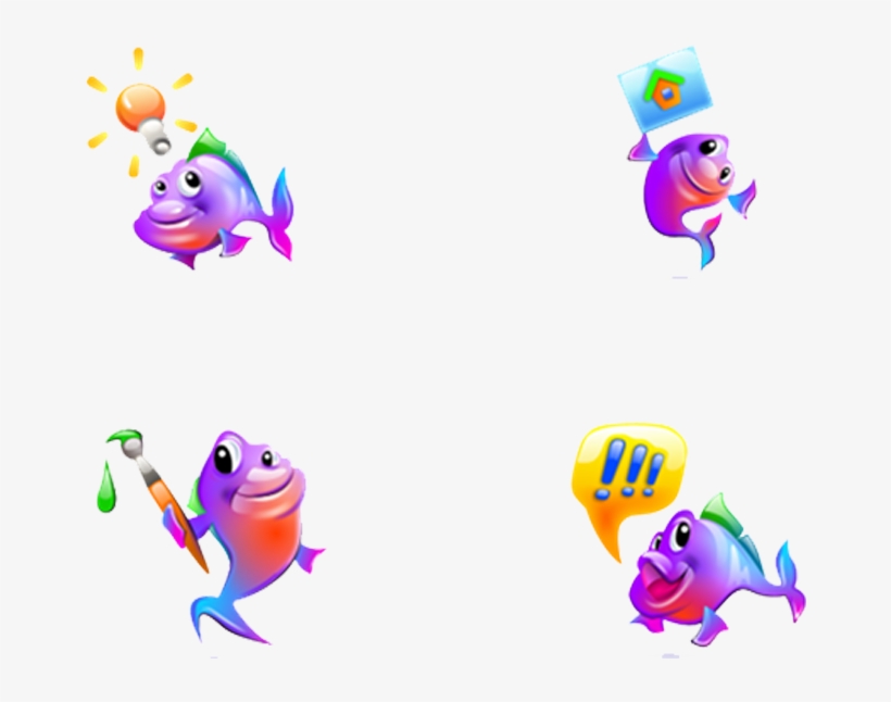 Pez De Dibujos Animados Iconos - Fish Icon, transparent png #2255377