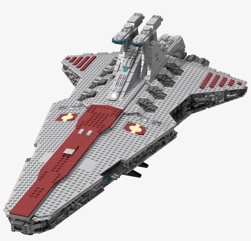 Stage - 4 - Lego Star Wars Venator Class Star Destroyer Moc, transparent png #2255526