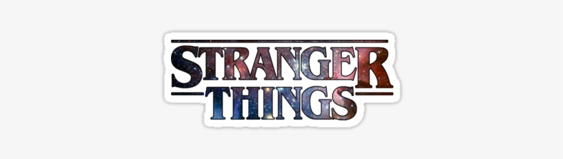 Stranger Things Galaxy Words Stranger Things Logo, - Stranger Things Logo Png, transparent png #2255551