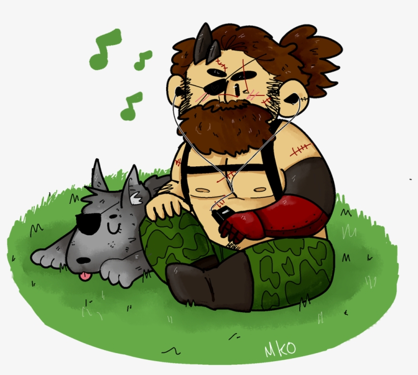 Check Out This Cute Miniature Venom Snake And D-dog - Big Boss, transparent png #2255821