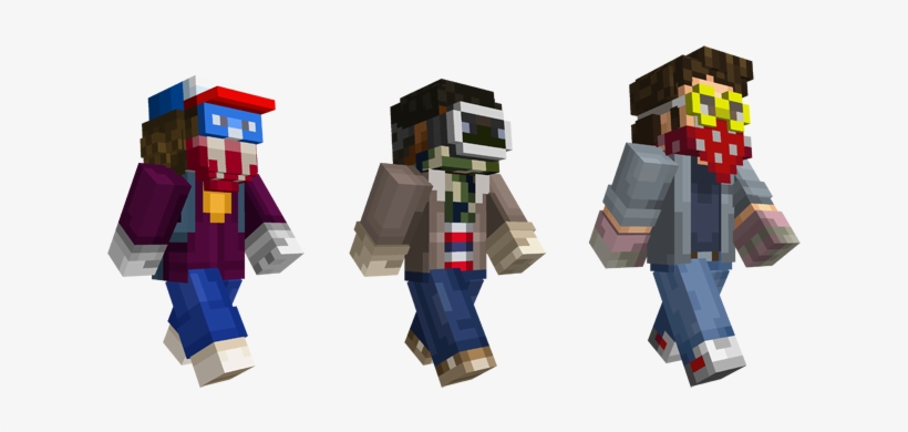 The Skin Pack's Available To Download Right Now So - Stranger Things All Skins Minecraft, transparent png #2255911