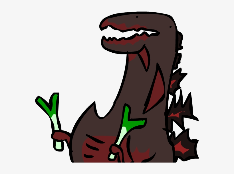 Godzilla Clipart Leaked - Leek Godzilla, transparent png #2256020
