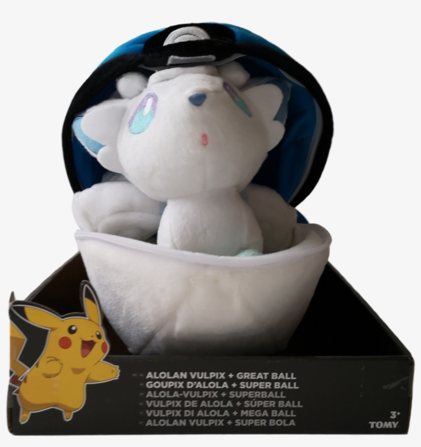 Tomy Pokemon Clip N Carry Pokeball Alolan Vulpix &, transparent png #2256382