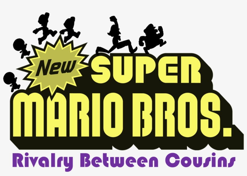 Mario Bros Logo Png Image Library - New Super Mario Bros Logo, transparent png #2256812