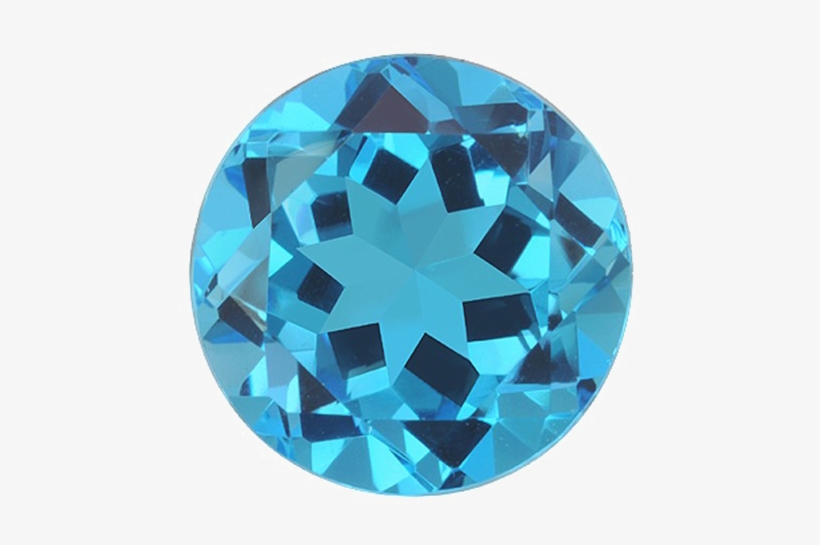 Blue Topaz Png Image - Sterling Silver With Choice Of Gemstone And White Topaz, transparent png #2257307