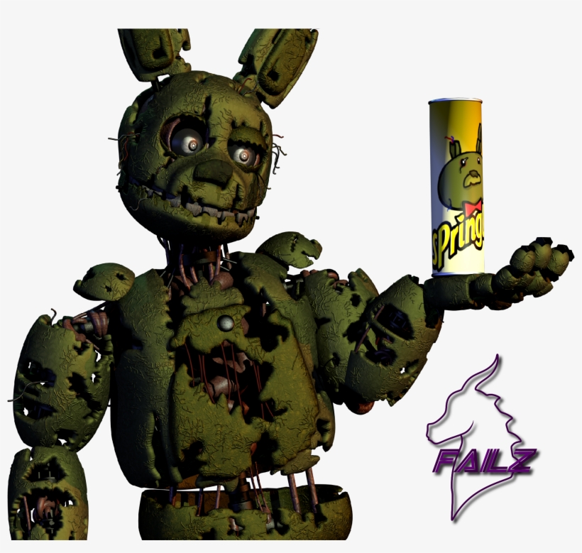 Springtrap V9 Realfailz, transparent png #2257366