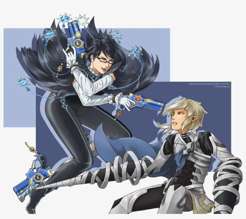 Clip Black And White Library Bayonetta Transparent - Cartoon, transparent png #2258067