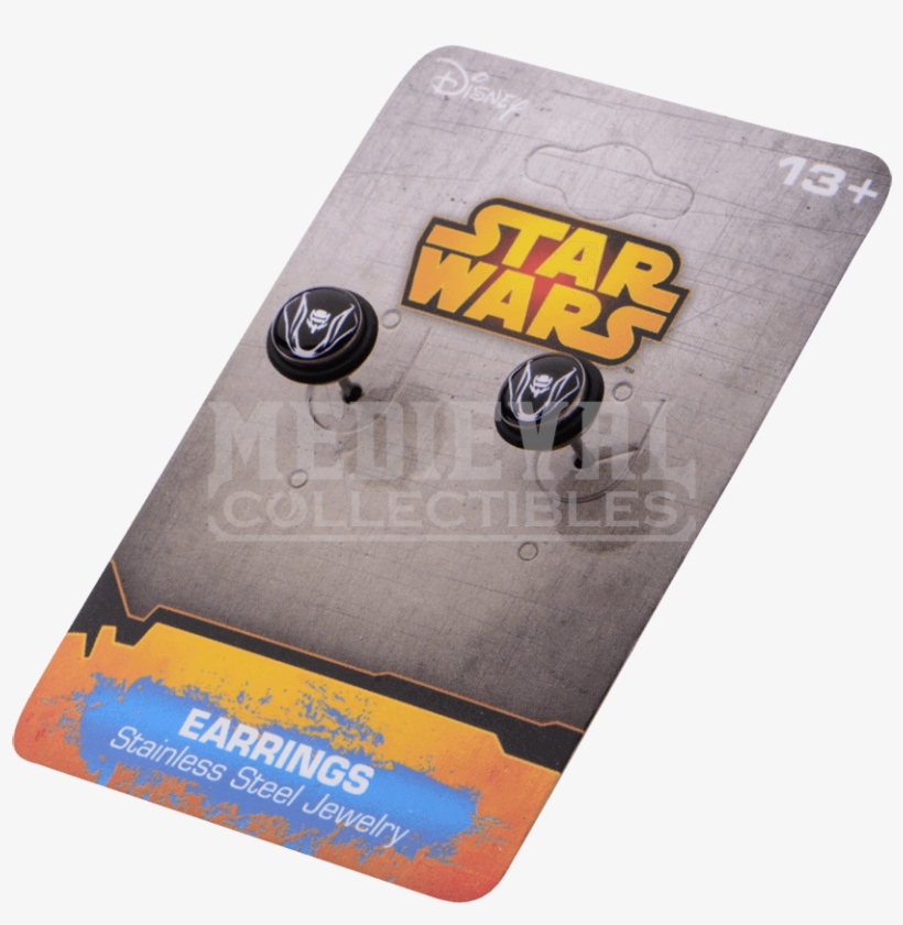 Item - Star Wars Stainless Steel Yoda Stud Earrings, transparent png #2258096