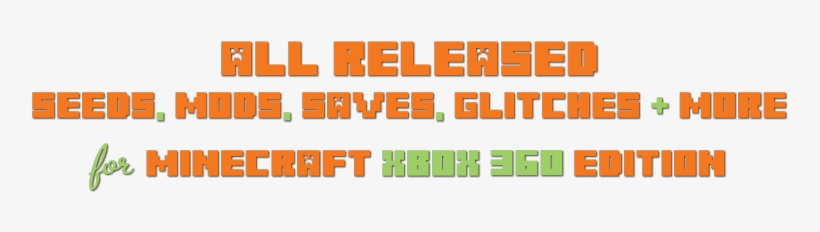 Xbox 360 All Released Seeds, Mods, Saves, Glitches - Video Game, transparent png #2258448