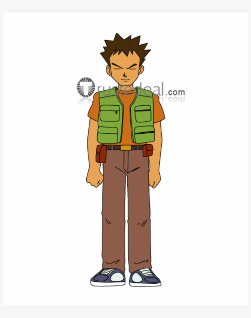 Pokemon Trainer Brock Green Vest Cosplay Costume1 - Pokemon Season 1 Indigo League Complete Collection, transparent png #2258655