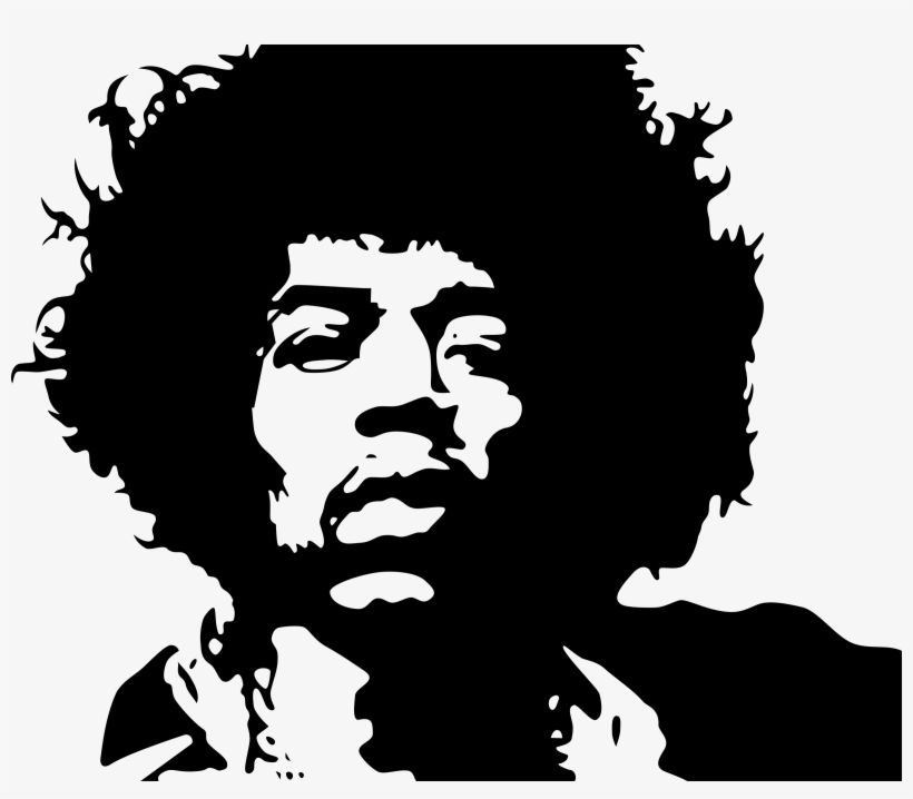 Music Stars - Jimi Hendrix, transparent png #2258681