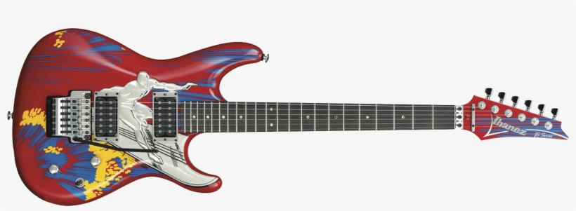Ibanez Js20th Signature Joe Satriani Js - Joe Satriani Silver Surfer Guitar, transparent png #2258988