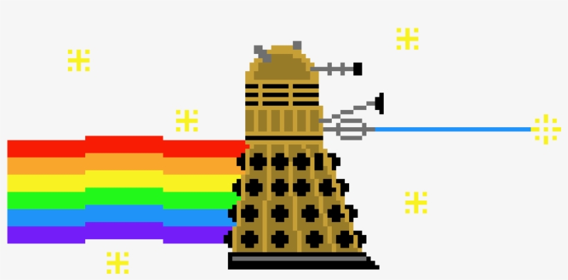 Dalek 8bit - Pixel Art Dalek, transparent png #2259011