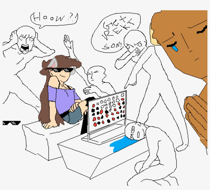 Get Rekt - Drawing, transparent png #2259175