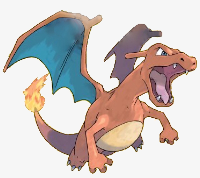 Friend Up Against Brock - Charizard Fire Red Png, transparent png #2259269