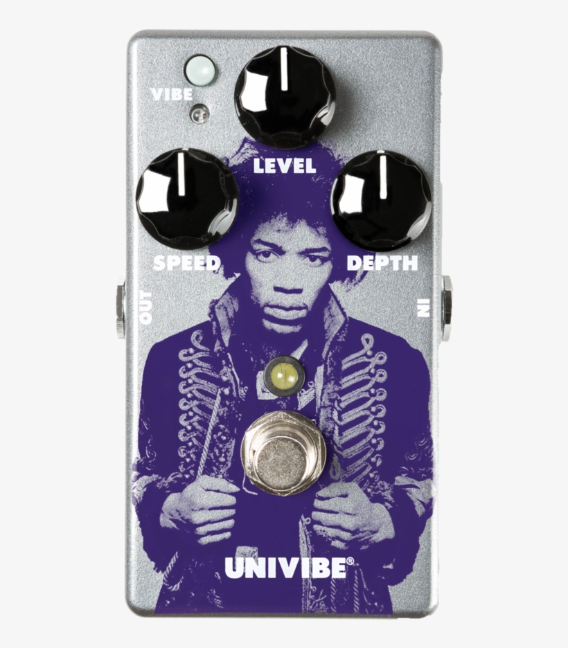 Dunlop Jhm7 Jimi Hendrix Univibe - Dunlop Jhm7 Jimi Hendrix Univibe Chorus/vibrato Guitar, transparent png #2259419