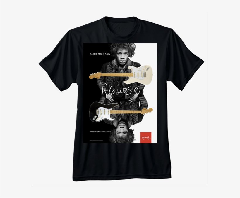 Fender Jimi Hendrix Collection Alter Your Axis T-shirt, - Fender Jimi Hendrix Endre Din Aksen T-skjorte, Svart,, transparent png #2259501