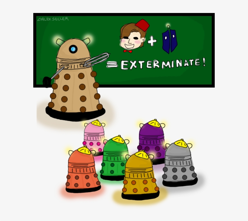 Dalek Children Are Taught A Very Elaborate School Curriculum - Doctor Who Dalek Memes, transparent png #2259526