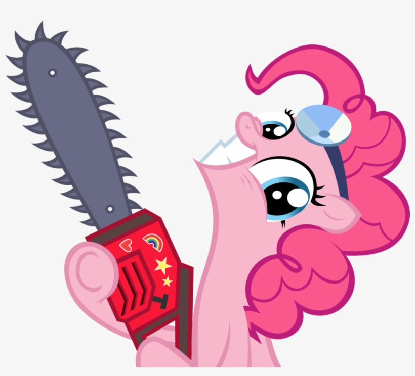 Pinkie Pie S Chainsaw By Sasukex125-d5qpx3q - Pinkie Pie Cupcakes Hd, transparent png #2259787