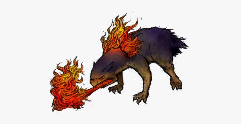 E621 Alpha Channel Ambiguous Gender Claws Feral Fire - Rock Fire Type Pokemon, transparent png #2259885