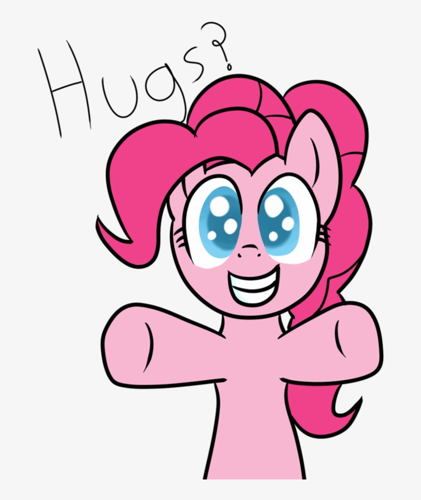 Pinkie Pie Hug - Mlp Pinkie Pie Hugs, transparent png #2259929