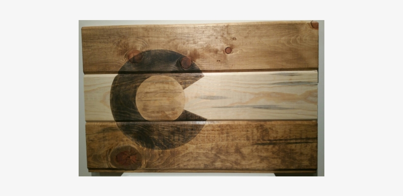 Colorado Flag Stained Beetle Kill - Plywood, transparent png #2259997