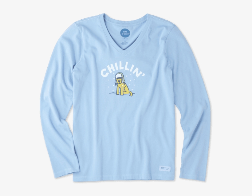 Women's Chillin' Rocket Long Sleeve Crusher - Long-sleeved T-shirt, transparent png #2260147