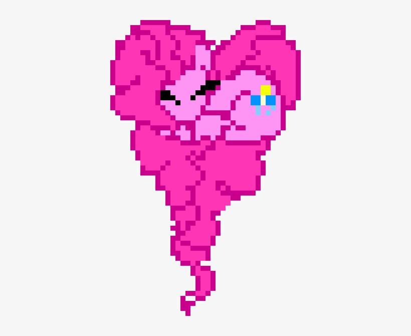Mlp Pinkie Pie - Pixel Art My Little Pony, transparent png #2260148