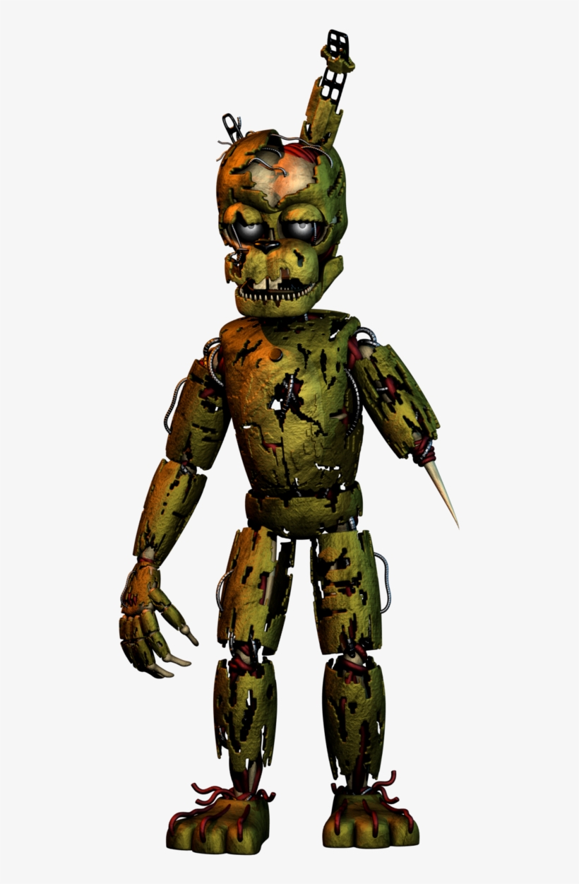 Transparent Fnaf 6 Springtrap Picture Freeuse Stock - Springtrap Five Nights At Freddy's 6, transparent png #2260150