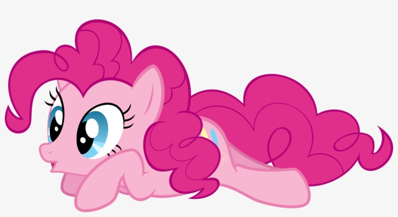 Pinkie Pie Laying Down Vector - My Little Pony Pinkie Pie Laying Down, transparent png #2260596