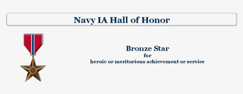 Bronze Star W/valor - Bronze Star Medal, transparent png #2260818