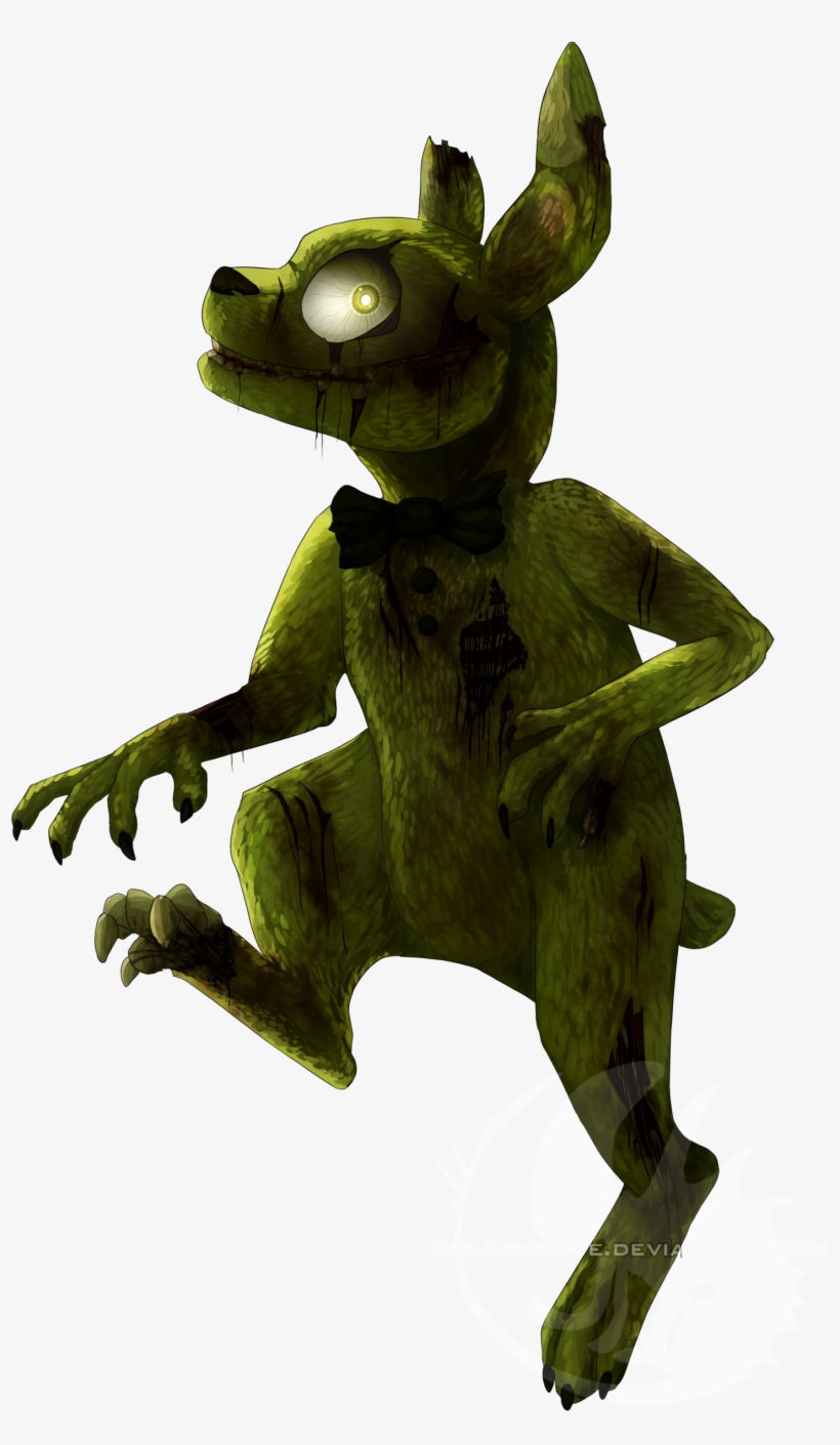 Springtrap "the Rotten Bunny" - Five Nights At Freddy's, transparent png #2260911