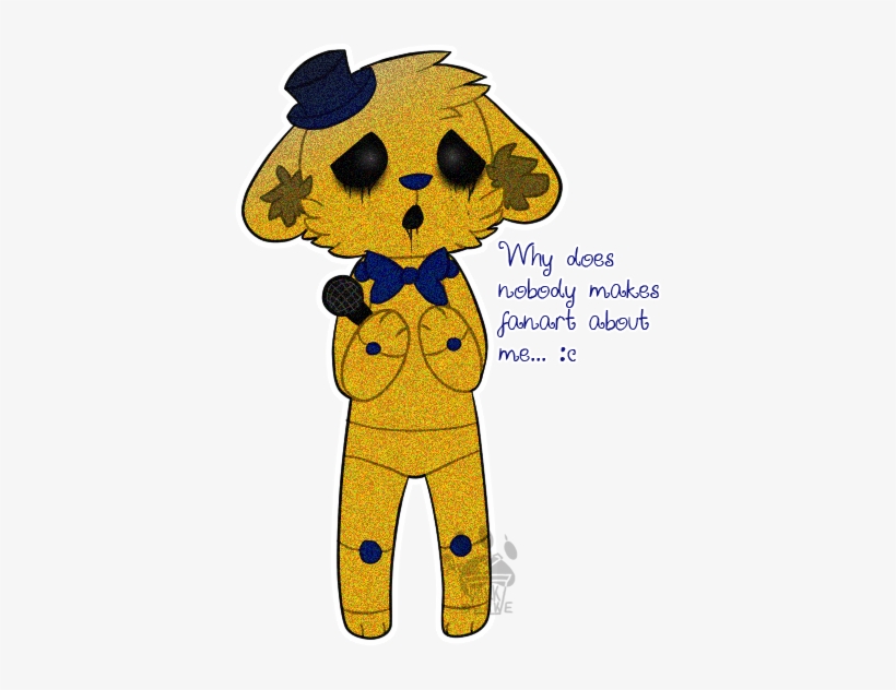 86 Best Golden Freddy/spring Trap Images On Pinterest - Golden Freddy Drawing Cute, transparent png #2260933