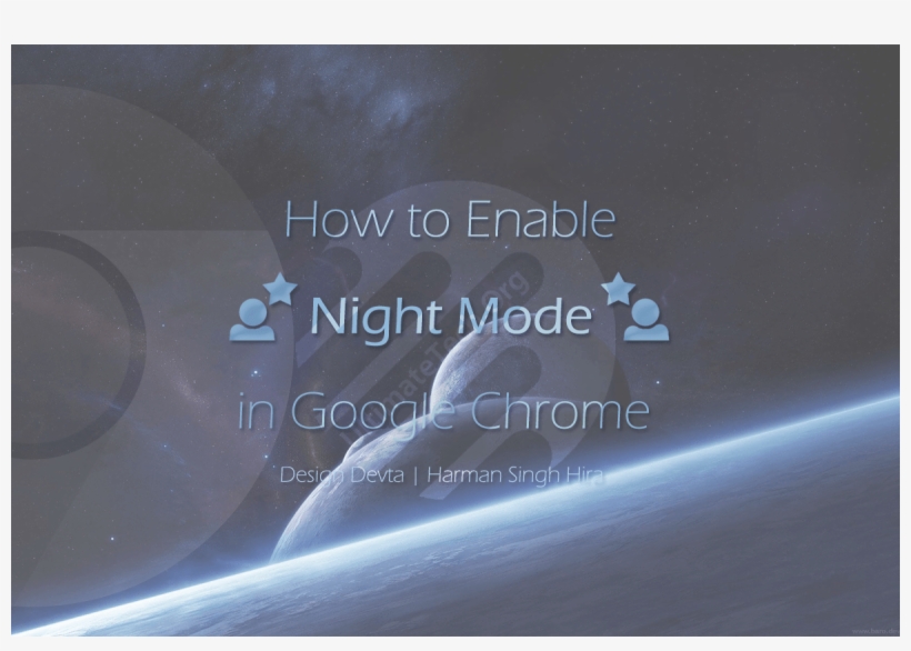 How To Enable Night Mode In Google Chrome - Darkness, transparent png #2260960