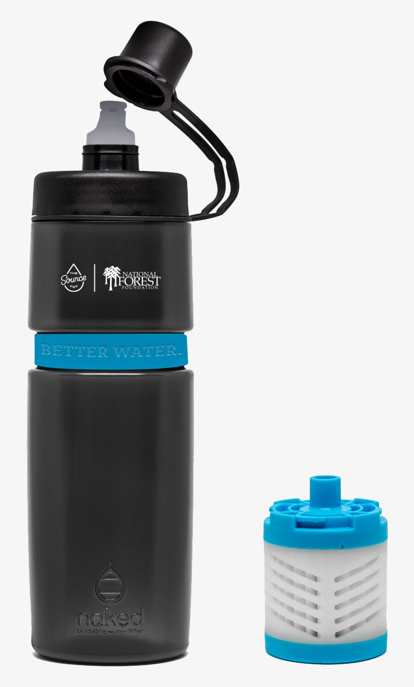 Naked Filter Water Bottle Png Stupid Water Purifier - Water, transparent png #2261290