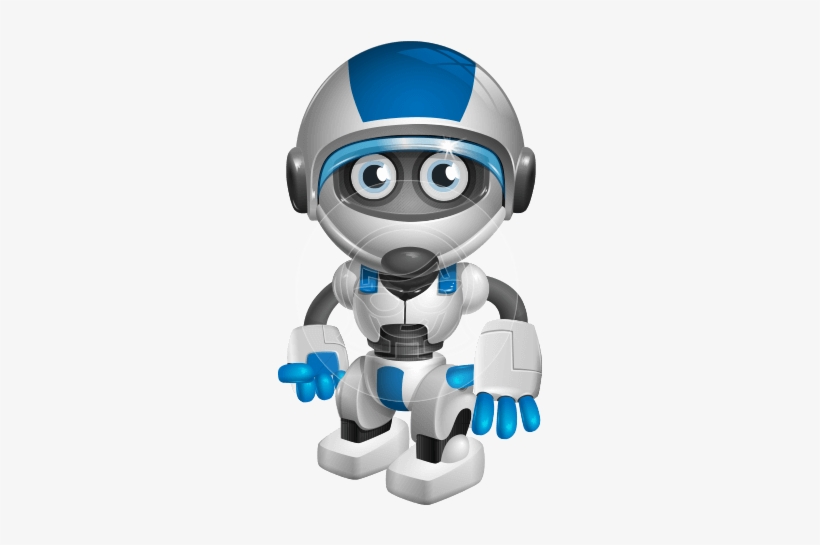 Robot Vector Cartoon Character Design By Graphicmama - Android Robo, transparent png #2261354