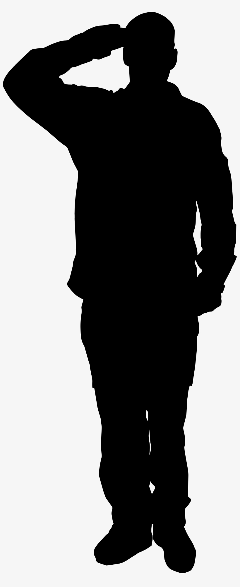 Army Clipart Ww1 Soldier - Soldier Silhouette, transparent png #2262212