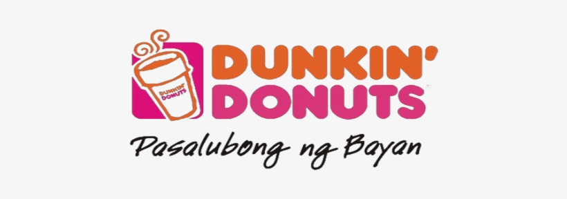 Dunkin Donuts Logo Png - Dunkin Donut Logo And Tagline, transparent png #2262566