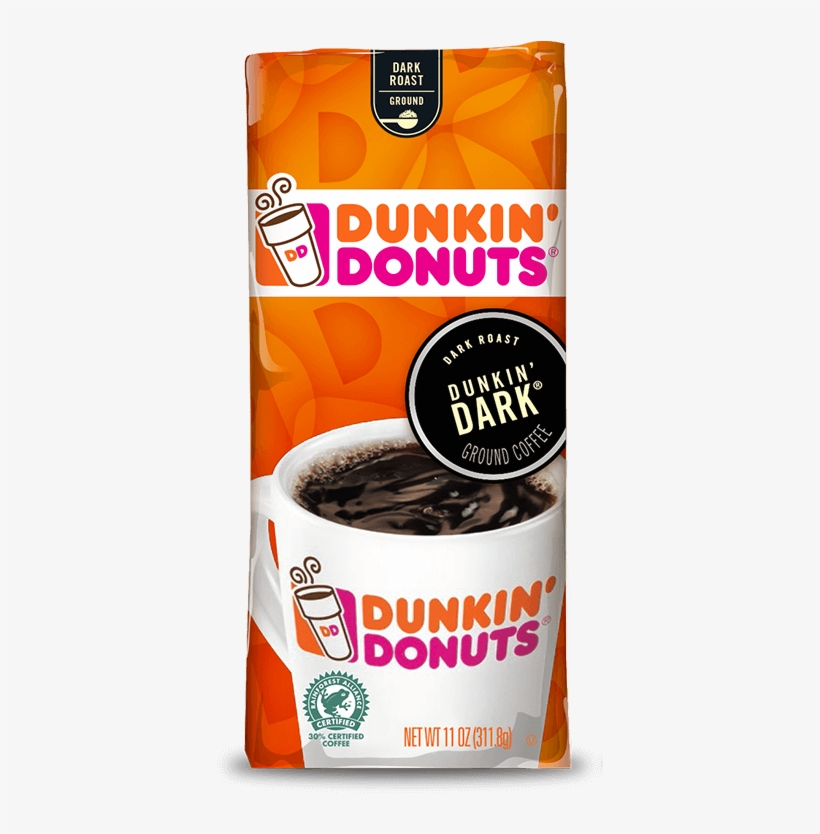 Dunkin' Dark Coffee - Dunkin Donuts Ground Coffee Original, transparent png #2262980