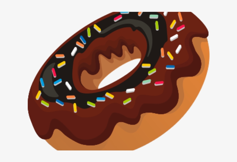 Dunkin Donuts Clipart Sprinkled Donut - Cross Stitch Pattern Donut, transparent png #2263136