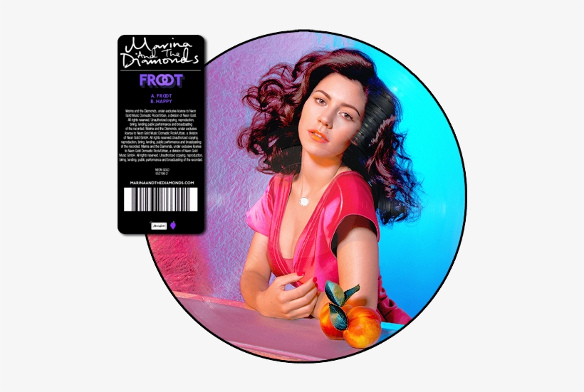 Marina & The Diamonds - Marina And The Diamonds - Froot Lp - White One Size, transparent png #2263269