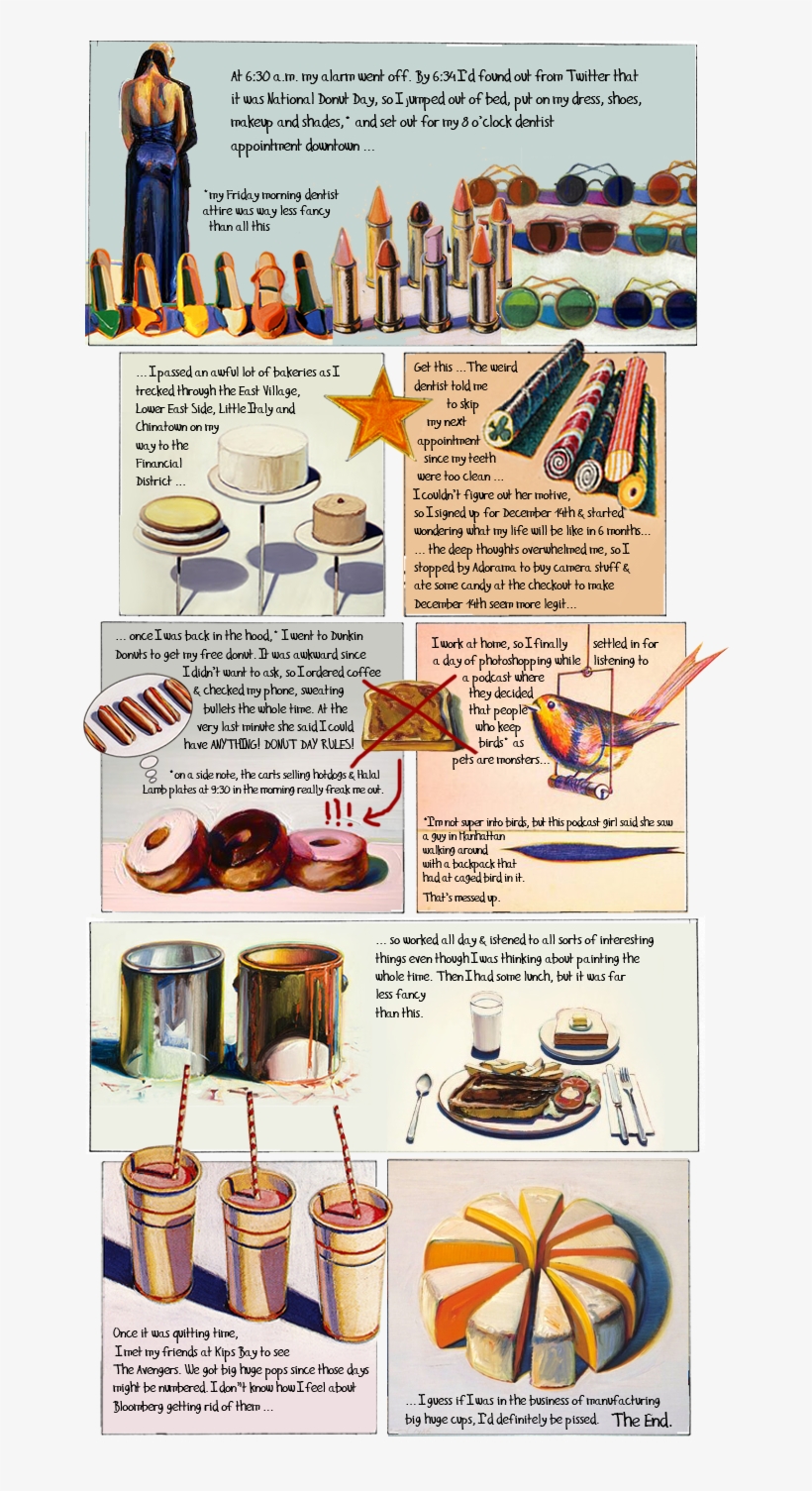 Thiebaud Day - Wayne Thiebaud Paintings, transparent png #2263362