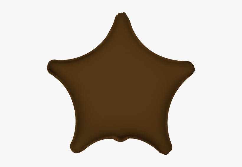 Estrela Metalizada 20” Marrom - Estrellas Para Decorar, transparent png #2263406