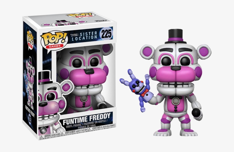 Five - Funtime Freddy Pop Figure, transparent png #2263665
