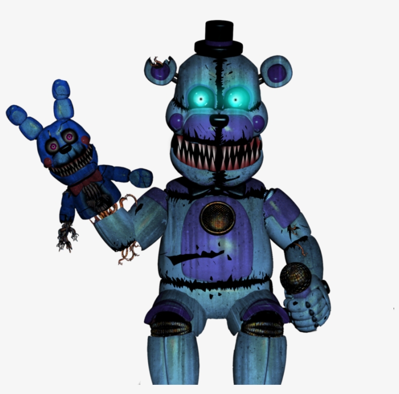 FNaF Speed Edit - Withered Nightmare Fredbear! 