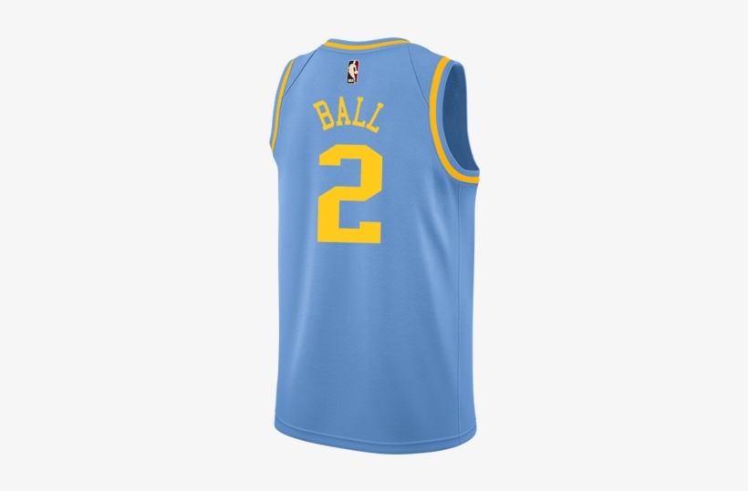 Los Angeles Lakers Youth Hardwood Classic Lonzo Ball - Los Angeles Lakers, transparent png #2264593