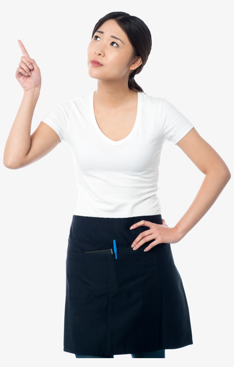 Women Pointing Top Png Stock Photo - Girl, transparent png #2265114