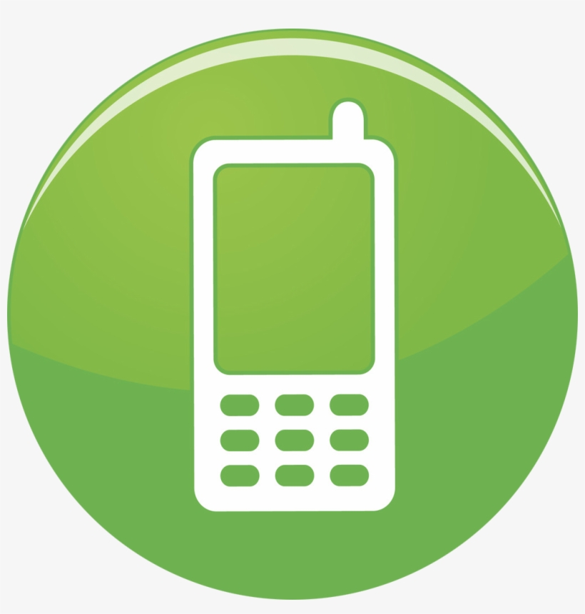 Icono De Tel Fono Png Con Contacto E Icono Celular - Circle, transparent png #2265249