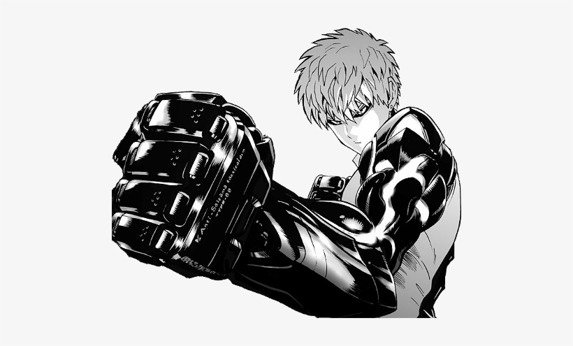 A Transparent Genos - Genos One Punch Man Drawing, transparent png #2265278