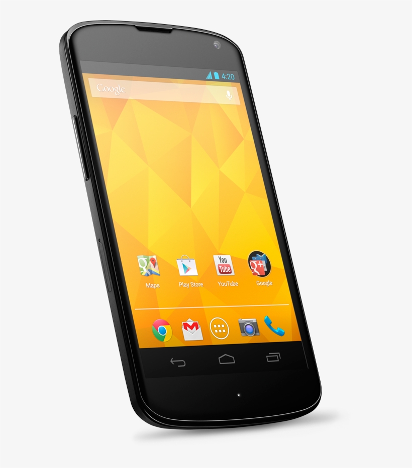 Nexus - Lg Nexus 4 E960 - Black, transparent png #2265428